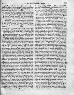 Leipzig, b. Seeger: Jahrbuch zur belehrenden Unterhaltung für Damen von J. J. Ebert, Prof. zu Wittenberg. Für das Jahr 1801. Mit 7 Kupfern. 263 S. 12. Geb. m. gold. Schn.