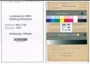 Entnazifizierung Wilhelm Heidbreder , geb. 05.11.1905 (Polizist)