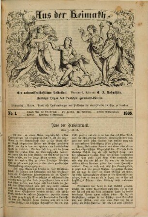 Aus der Heimath : ein naturwissenschaftliches Volksblatt. 1865