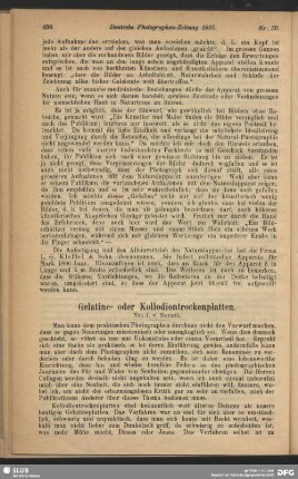 Gelatine- oder Kollodiontrockenplatten