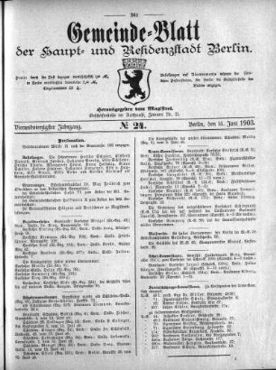 1903,24: No. 24, 14. Juni 1903
