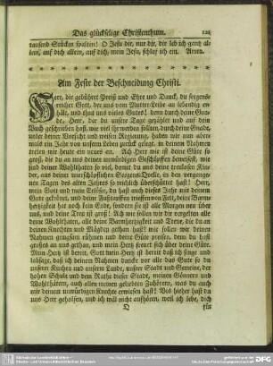 Am Feste der Beschneidung Christi