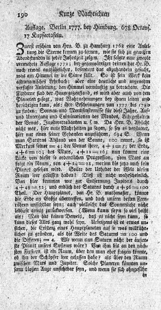 Anleitung zur Kenntniß des gestirnten Himmels. 3.verb.Aufl.