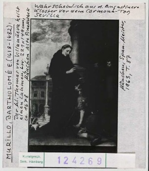 Bartolomé Estéban Murillo: Der Hl. Thomas von Villanueva heilt einen Lahmen. München, Alte Pinakothek