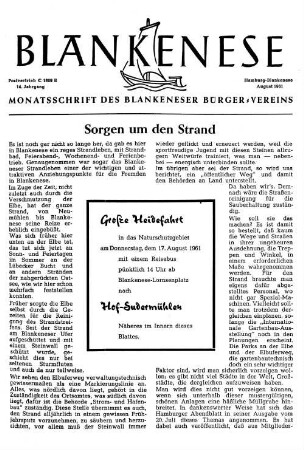 Sorgen um den Strand