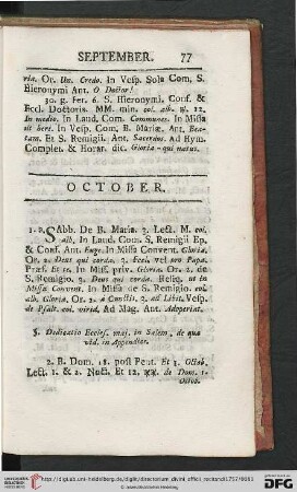 October