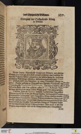 Georgius der Sechtzehende König in Böhmen