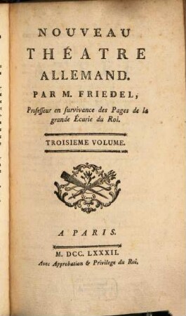 Nouveau Théâtre Allemand, 3