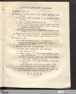 Contentorum Summa.