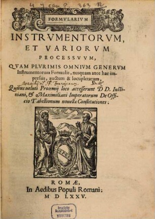 Formularium instrumentorum et variorum processuum