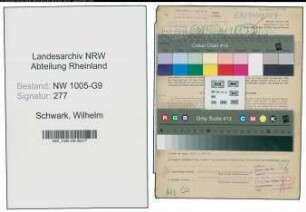 Entnazifizierung Wilhelm Schwark , geb. 24.01.1906 (Schachtmeister)