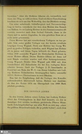 Die Letzten Jahre