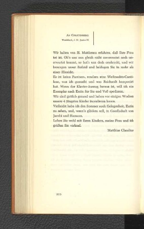 An Gerstenberg Wandsbeck, den 14. Juni 1785