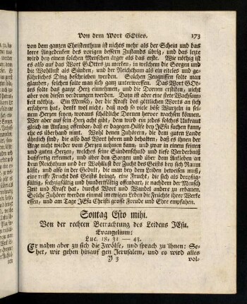 173-183, Sontag Esto mihi