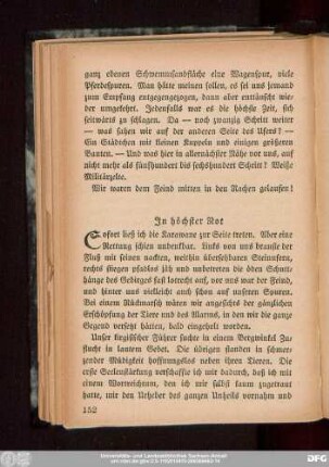 In höchster Not