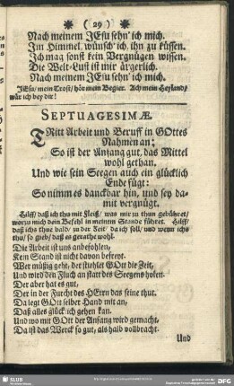 Septuagesimae