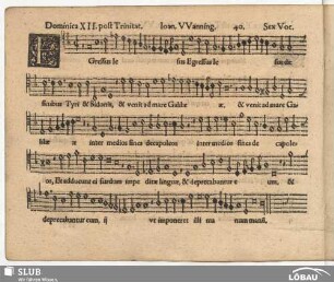 40. Egressus Iesus de finibus