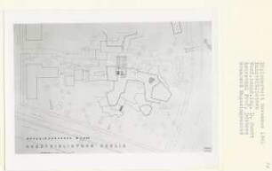 Kunstbibliothek, Berlin-Tiergarten (Diplomarbeit bei Kurt Dübbers): Grundriss Magazingeschoss 1:200