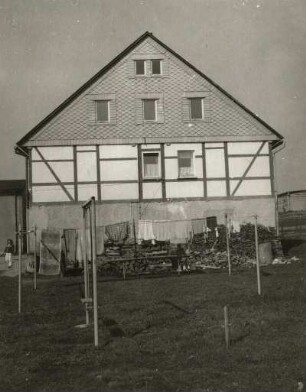 Neuhausen-Cämmerswalde, Hauptstraße 48. Ehemaliges Erbgericht (Wohnhaus) (um 1860)
