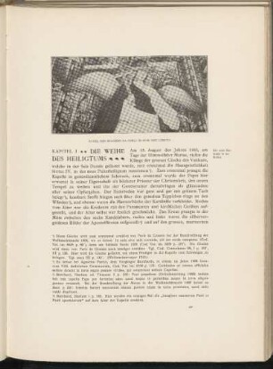 Kapitel I. Die Weihe des Heiligtums