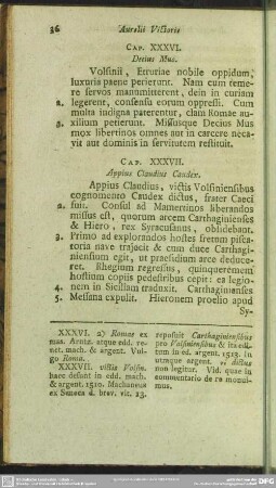 Cap. XXXVI. Decius Mus