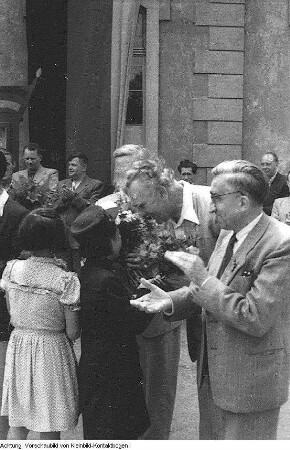 Besuch des Außenministers der Demokratischen Volksrepublik Korea (Nordkorea), Juli 1954