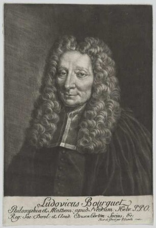 Bildnis des Ludovicus Bourguet