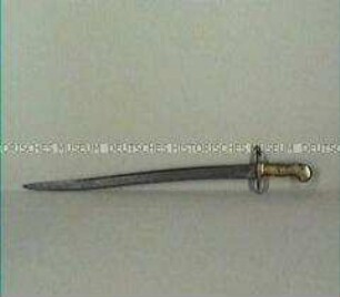 Säbelbajonett Modell 1853 (Yatagan) für Artillerie-Karabiner, Baden