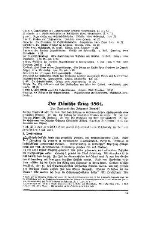 Der Dänische Krieg 1864