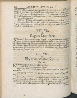 Tit. VIII. De His, quæ pro non scriptis habentur.
