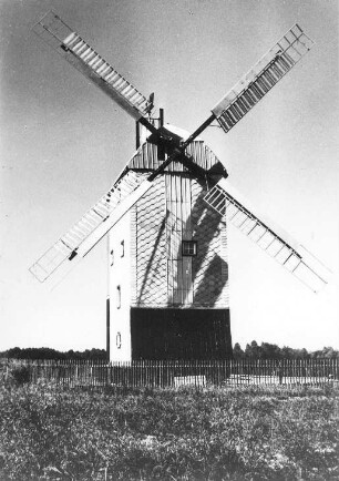 Am Mellensee-Saalow. Paltrockmühle, um 1975, Repro