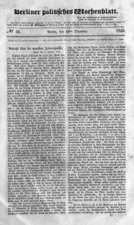 No 51, 19. Dezember 1835