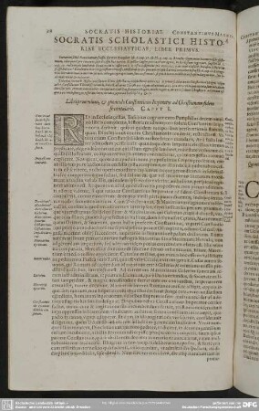 Socratis Scholastici Historiae Ecclesiasticae