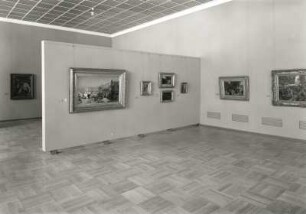 W. Gentz, A. von Menzel : Dresden, Albertinum. Gemäldegalerie Neue Meister, W. Gentz, A. von Menzel. Raumaufnahme