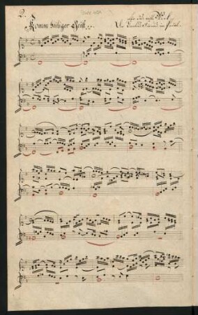 Komm Heiliger Geist Herre Gott; org; F-Dur; BWV 651