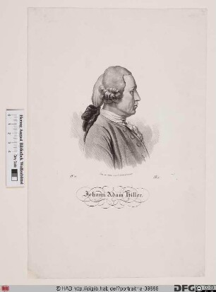 Bildnis Johann Adam Hiller