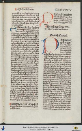 Die vorred in die epistel zu Philemonem