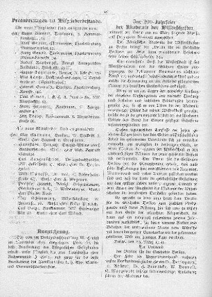 Zur 200-Jahrfeier der Akademie der Wissenschaften