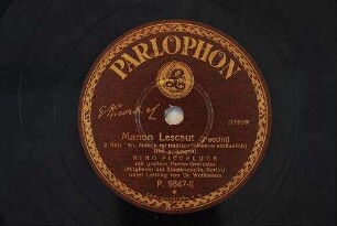 Manon Lescaut : 2. Akt: "Ah, Manon mi tradisco" (Manon schändlich) / (Puccini)