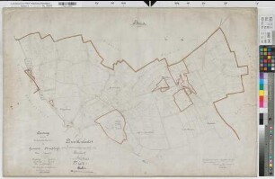 Norddorf (Erwitte), Zusammenlegung Norddorf, Brouillonkarte 1 Bl. 1 Flur 3