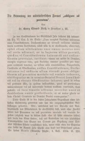 148-164 Die Bedeutung der mittelalterlichen Formal 'obligare ad peccatum'