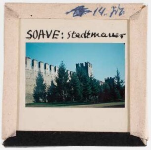 Soave: Stadtmauer (Foto 1944)