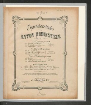 No. 4: 3 morceaux : pour piano & violon ; (Characterstücke) ; op. 11