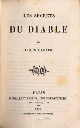 Les secrets du diable