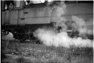 Bundesbahnhof Hechingen, Lok 21 beim Rangieren