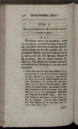 Kap. 1. Vorgeschützte Krankheiten.
