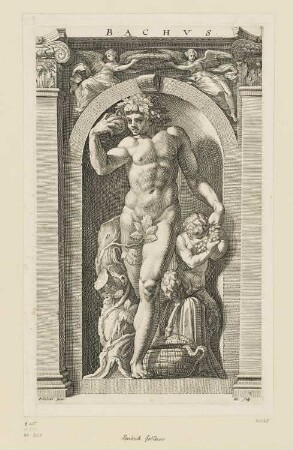 Bachus, Blatt 7 der Folge "Acht antike Götter"