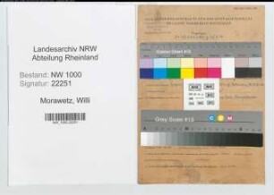 Entnazifizierung Willi Morawetz, geb. 01.07.1888 (Lehrer)