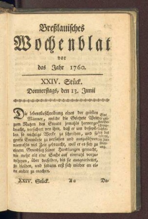 XXIV. Stück