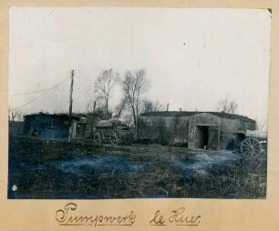 Foto des "Pumpwerkes Le Hue" nördlich von La Bassée